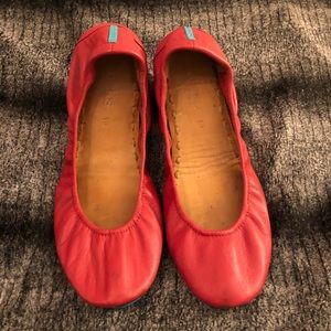EUC Tieks Leather Foldable Ballet Flats 10M